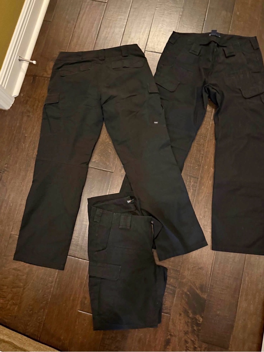 Women’s 5.11 Tactical Black Cargo Pants lot of 3 pairs